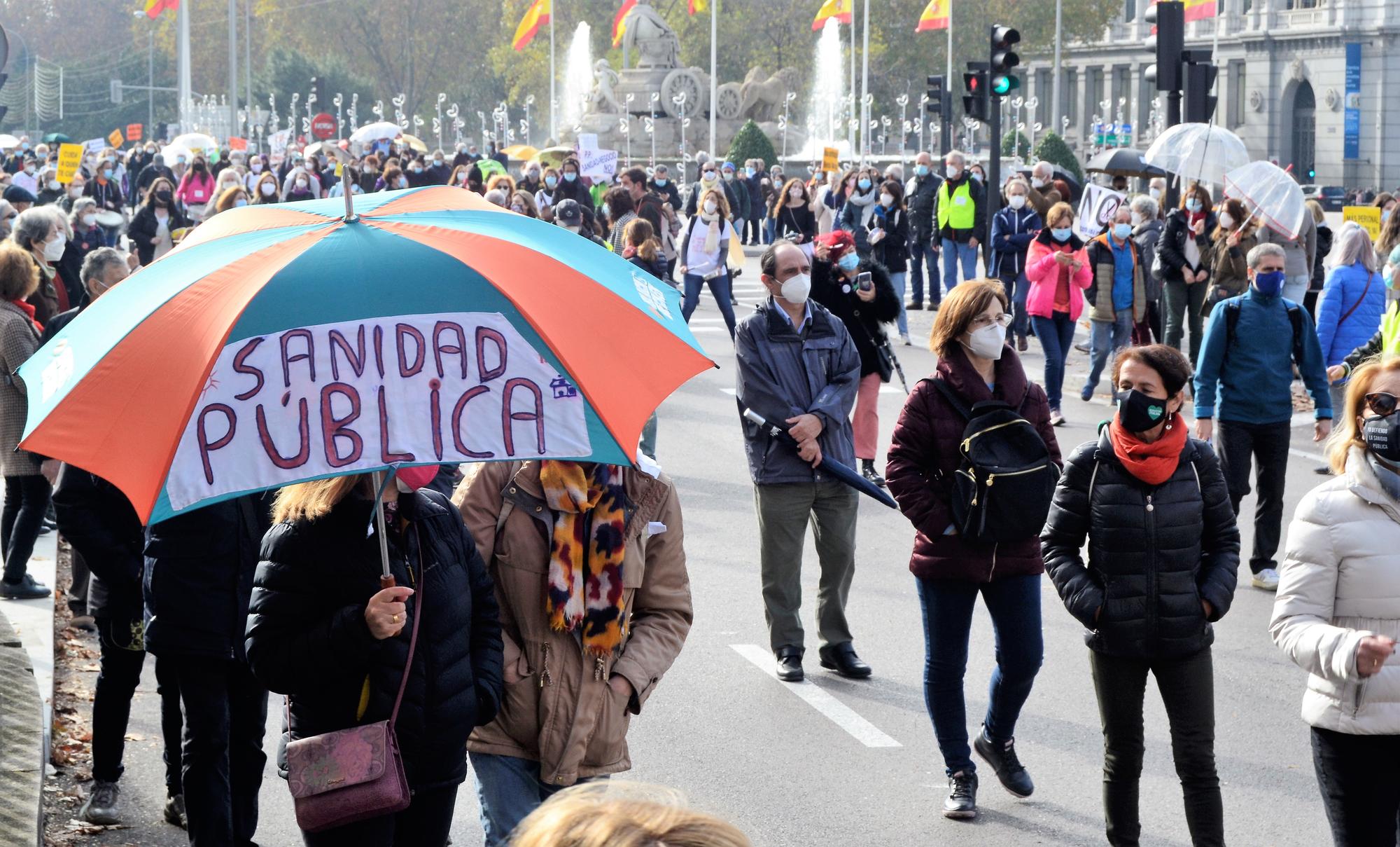 Sanidad Pública Concentración Madrid 29 Noviembre 2020 3